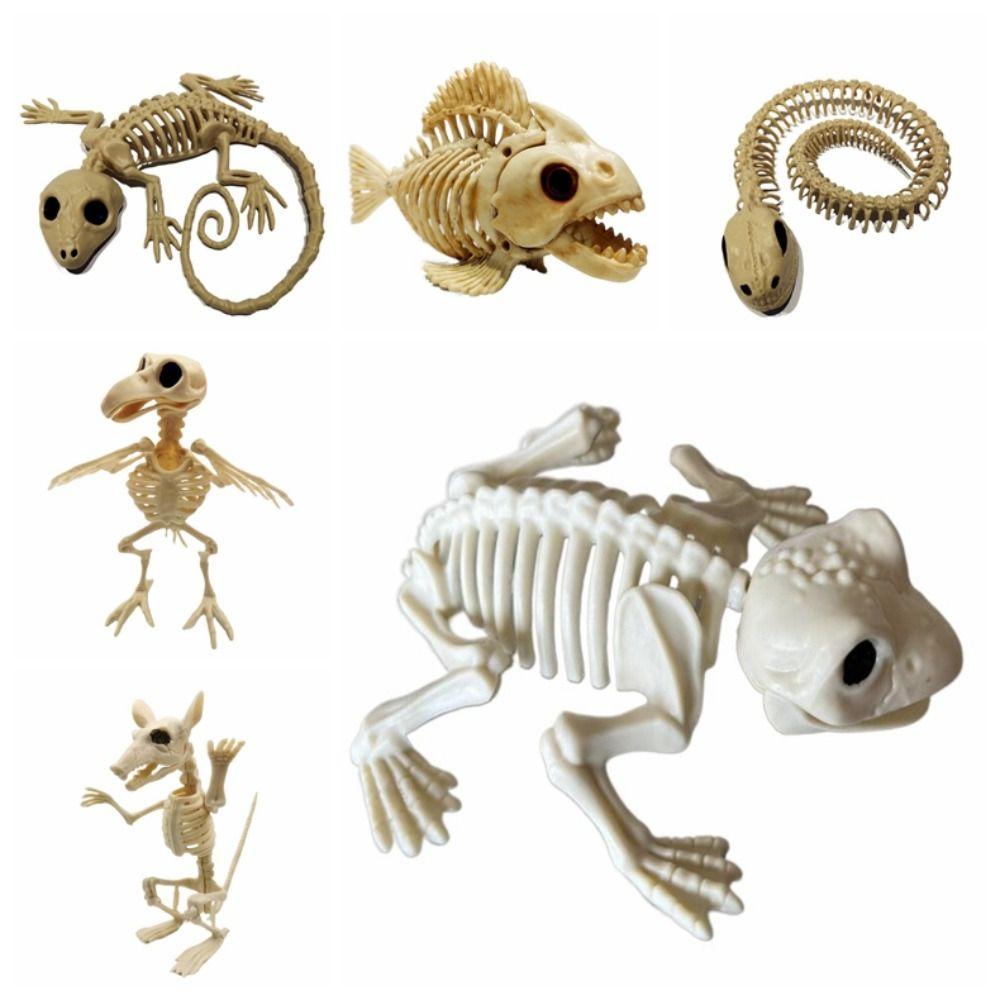 Snake Halloween Bats Skeleton Scary Skeleton Model Halloween Animal Skeleton Bar Home Decor