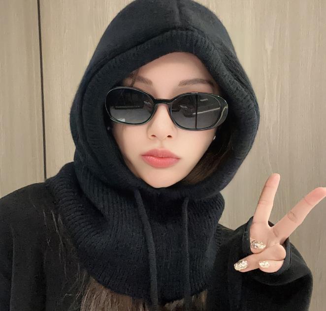 Women'S Cozy Winter Knit Hat and Scarf Combo - All-Season Polyester Knit Fabric with Buckle Closure,Packable for Hiking, Cycling, and Holiday Gifts