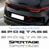 3D ABS SPORTAG Letter Logo Badge Sticker Rear Trunk Emblem Decal Automotive Exterior Accessories