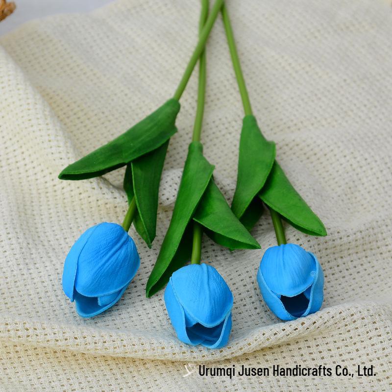 Искусственные тюльпаны для домашнего декора и свадебных букетов