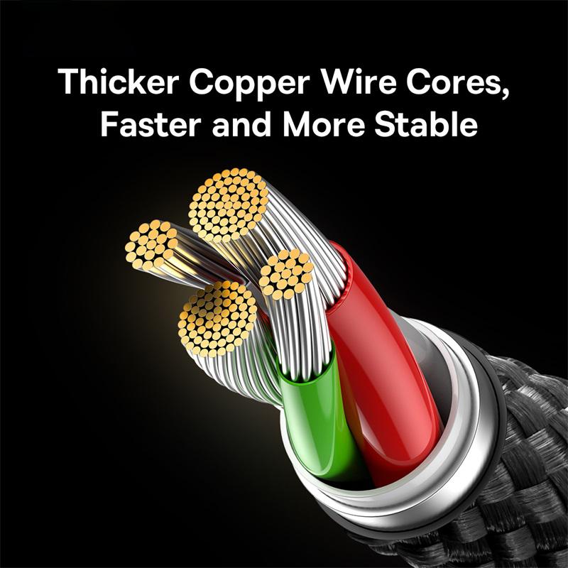 Baseus Кабель для быстрой зарядки данных серии Glimmer USB — iP 2.4A