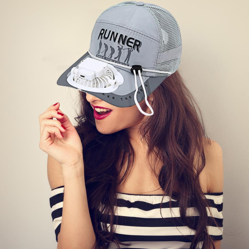 Кепка-веер от солнца, сочетающая в себе функции защиты от солнца и невидимый черный вентилятор, длительный срок службы батареи, легкий и портативный