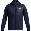 Coldgear Storm Training Series Hooded Comfortable Stylish Zip Long Sleeve Jacket Men Jackets Navy-Blue 1371587-410