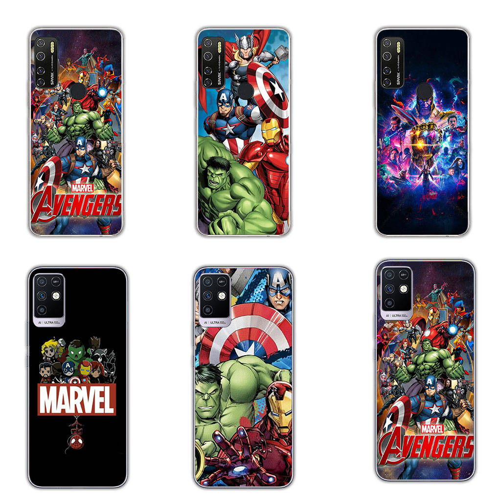 For Motorola Moto Edge 40 30 Neo G54 G24 G84 iPhone 15 14 Xiaomi Redmi Note 13 12 11 Pro Samsung Galaxy A54 Hulk Marvel Avengers Spider Iron Man Case
