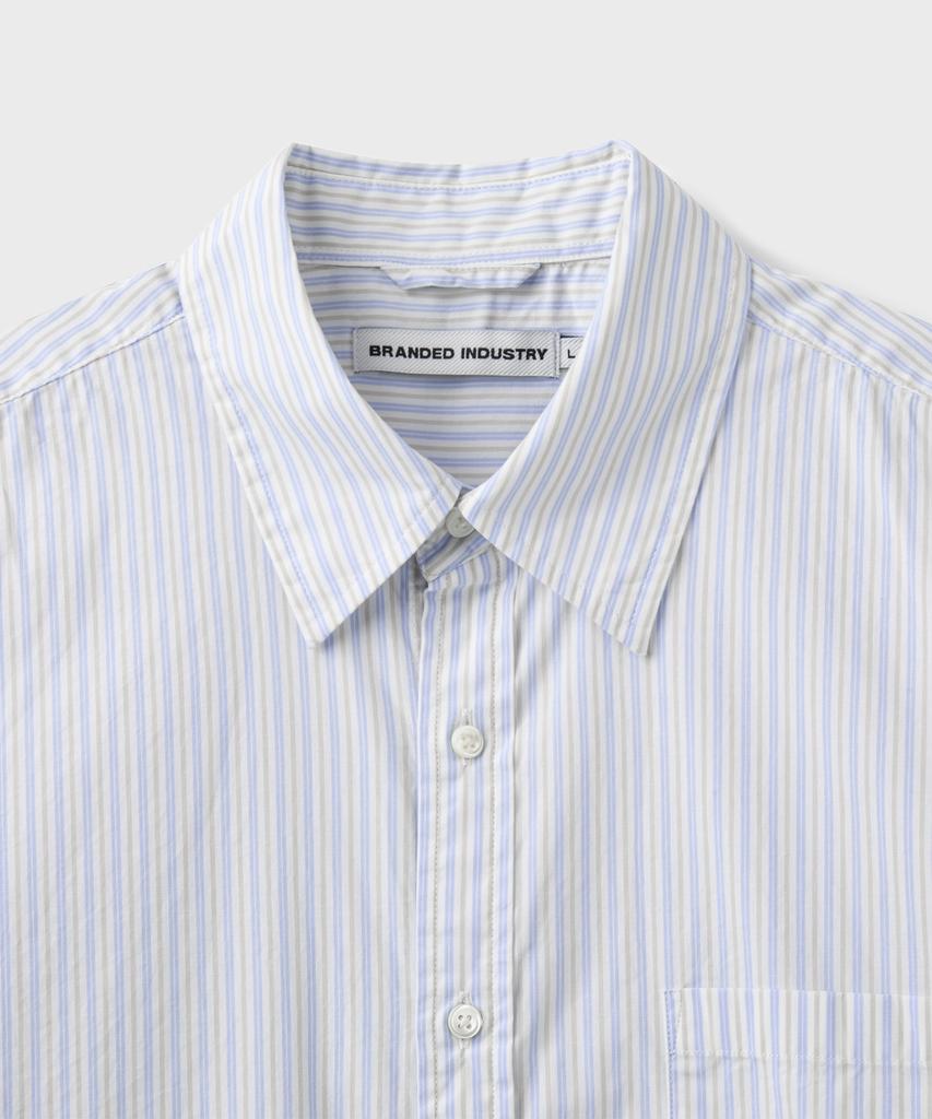 Рубашка Beulaendideu Noble Stripe [Небесно-голубая]