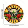 Guns N Roses Круглый Металлический Настенный Знак Декор для Дома Подарок