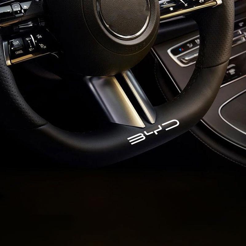Новые Случайные Наклейки на Салон Автомобиля Автотовары Наклейки на Руль Автомобиля Для BYD F3 S6 F0 Tang I3 S7 G3 E5 E2 E1 E3 E9 D1 S8 E6 L3