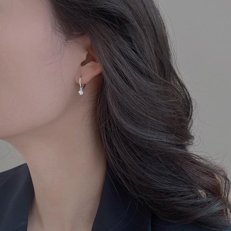 Трендовые серьги Magic Cube из серебра 925 пробы для женщин 2021 года — простые серьги в холодном стиле