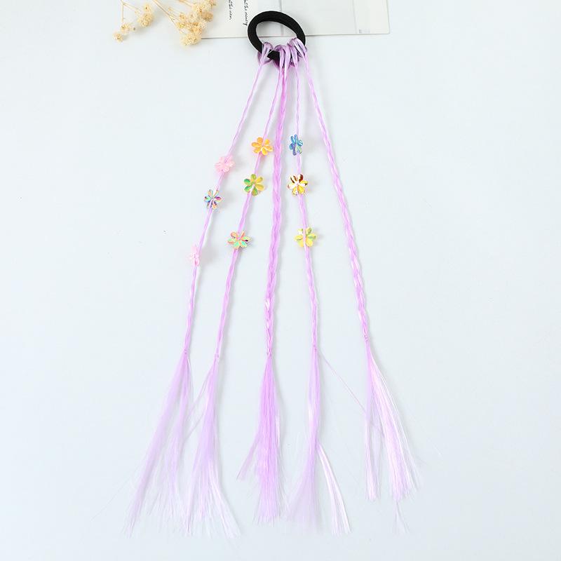 1 шт. Новый милый детский плетеный парик-хвост, повязка на голову, резинки для волос, аксессуары для волос, украшение для волос