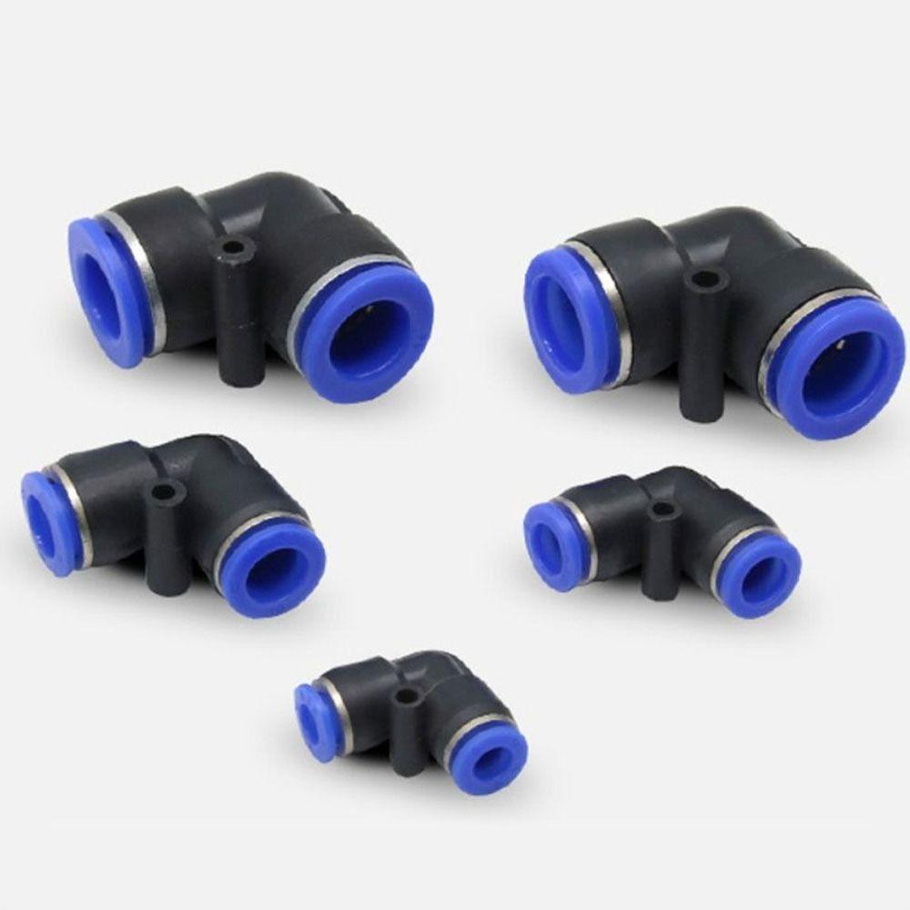 Нажмите в разъеме быстроразъемных штуцеров соединителя шланга из материала трубки пластиковом пневматическом