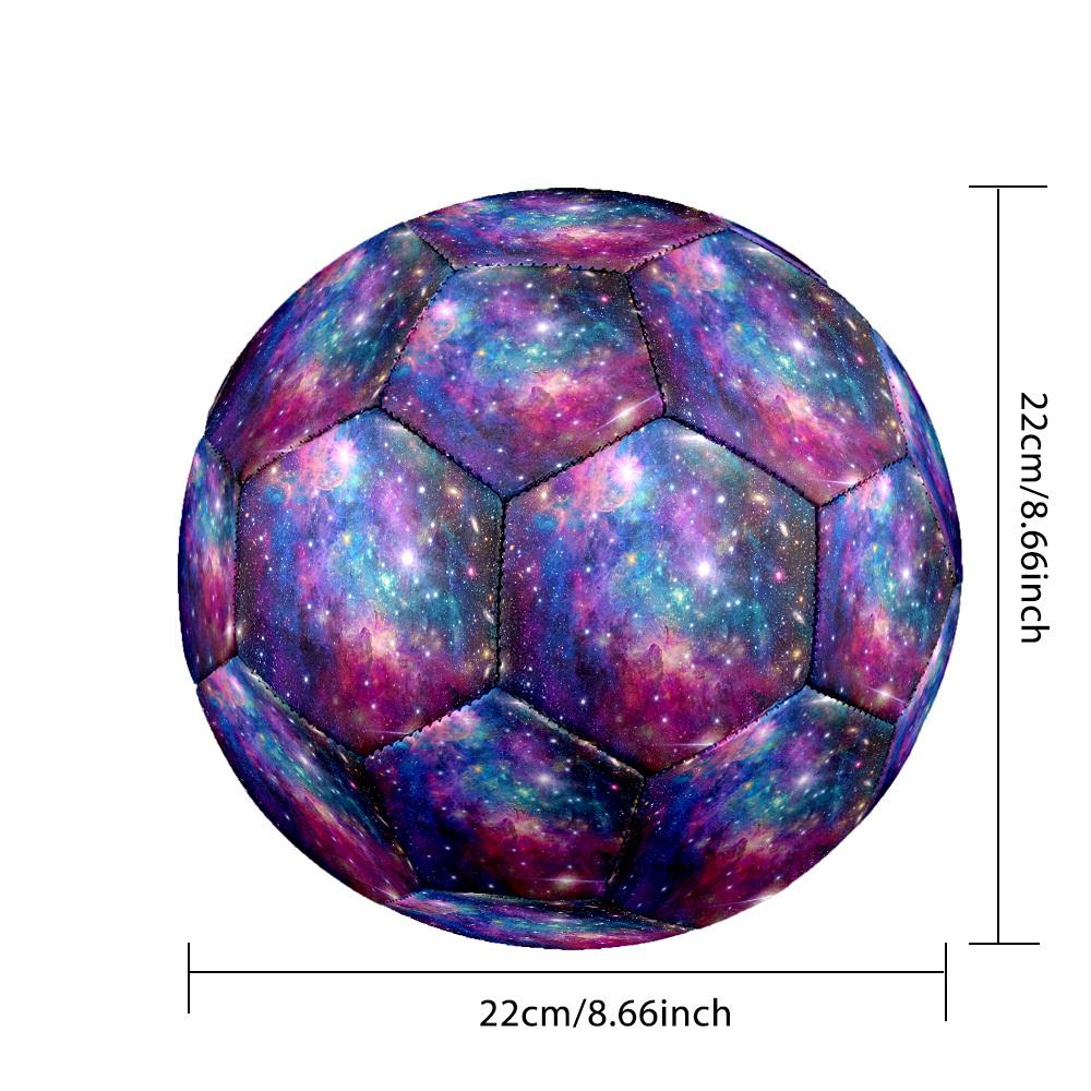 Cosmic Nebula Splendor Size 5 Soccer Ball Machinestitched Indooroutdoor Universal Football For Football Accessories Perfect Gift For Friends Familyg75