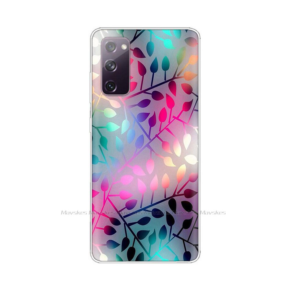 Чехол для Samsung S20 FE 4G 5G Мягкий ТПУ Силиконовый Чехол для Телефона Для Samsung Galaxy S20 Fan Edition S20 Lite FE S20FE Задняя Крышка Funda
