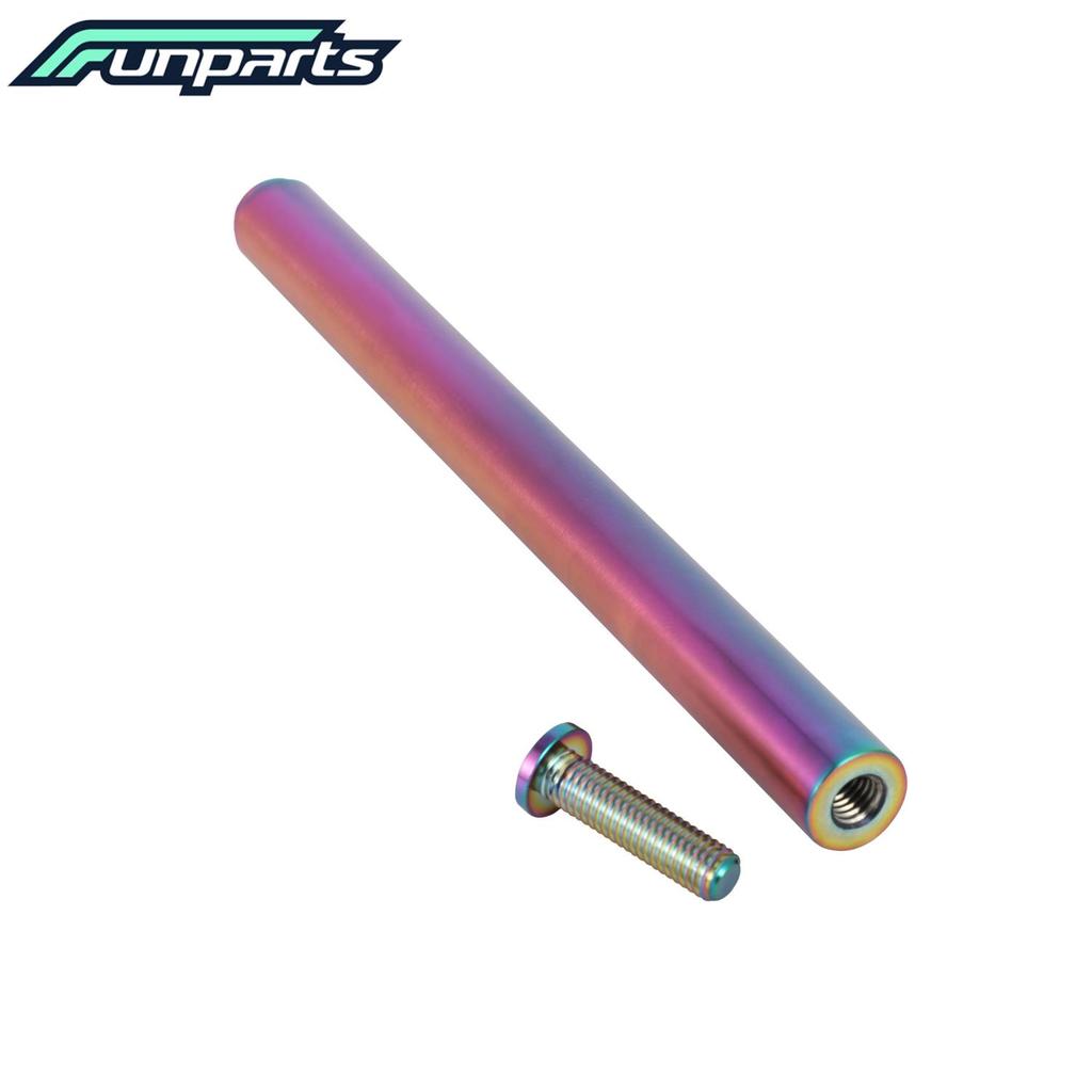 Funparts Titanium Alloy Foot Pegs Support Brace Lever Vacuum Coating Process For SUR RON Sur-Ron Surron Lightbee Light Bee S X