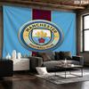 Custom Name Manchester CityPrinted Tapestry – Wall Hanging for Bedrooms, Dorms, and Home Decor