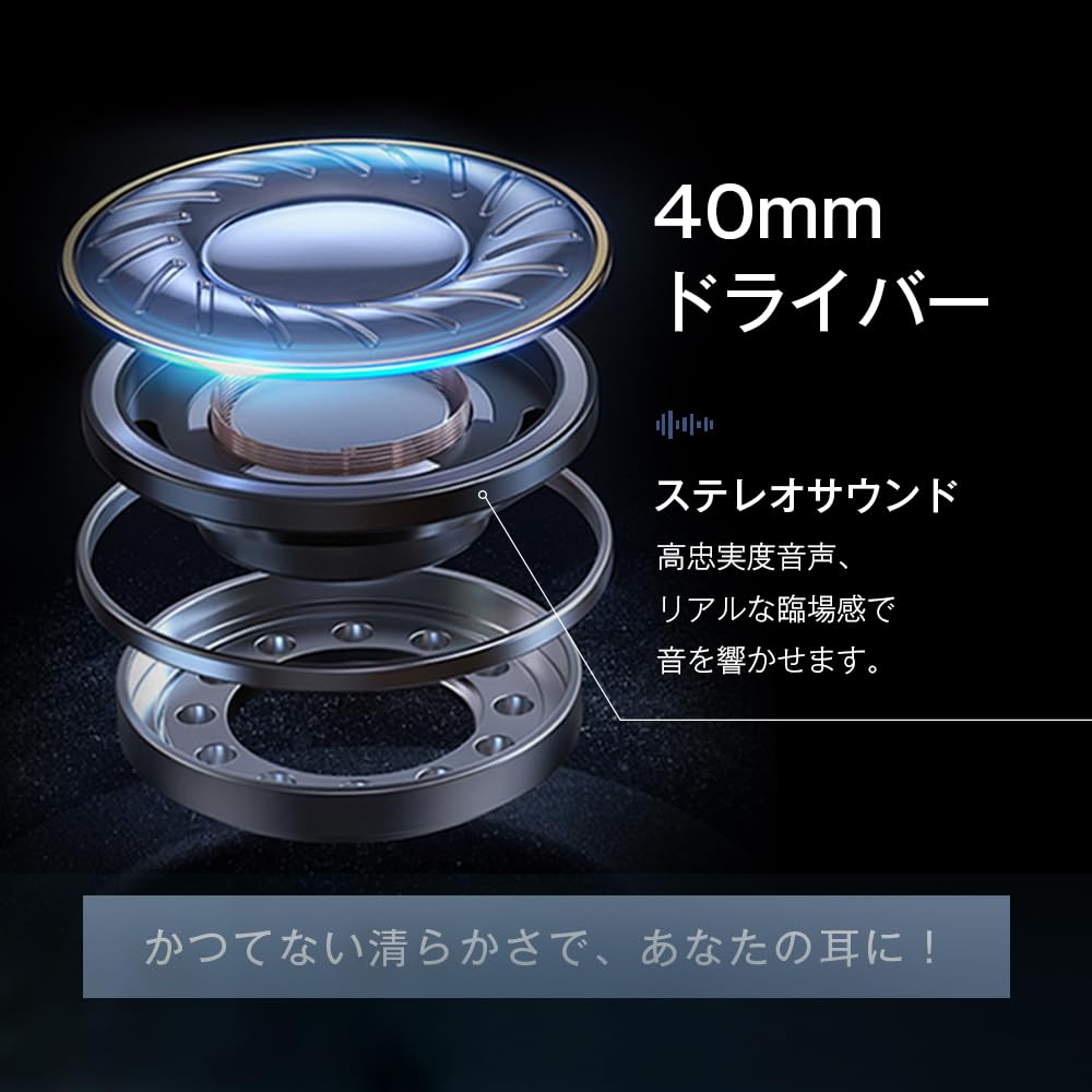 Meisei Wireless Bluetooth ANC Noise HiFi Sound Wired and Dual Sound Leak 30H Continuous Lightweight Headphones, 5.4, Over-Ear Headphones, Canceling,