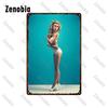 Sexy Metal Poster Angel Wings Girl Metal Signs Dropped Underwear Straps Woman Tin Signs Vintage Plaque for Bar Pub Home Decor