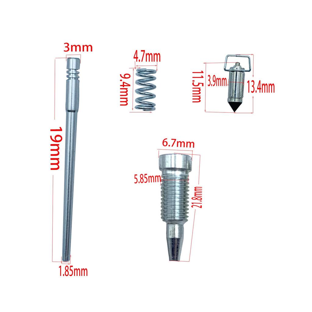 Совместимый с LandTank Suzuki GS125 GZ125HS GN125H EN125 Мотоциклетный карбюратор Mikuni BS25 Ремонтный комплект, включает вакуумную мембрану и воздушную заслонку