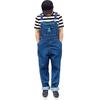 Men's Denim Overalls Large Size Strap Straight Pants Blue Jeans Men's Plus Size Work Clothes