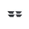 Car Inner Door Handle Cover Trim Fit For Vw Passat B8 2016-18 Steel Carbon Fiber