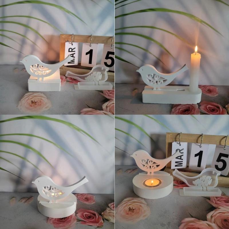 Fence Candle Holder Lawn Silicones Molds for Making Tealight Holder