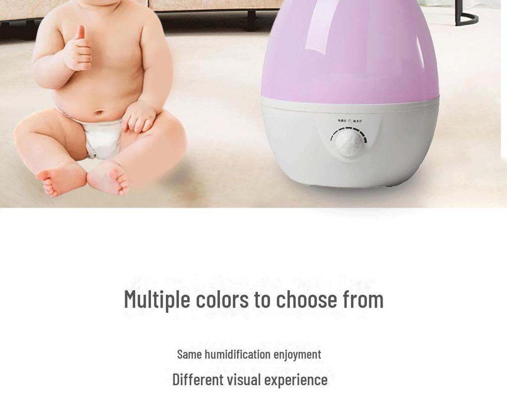 Бесшумный настольный увлажнитель воздуха объемом 3 л с функцией ароматерапии для спальни и офиса