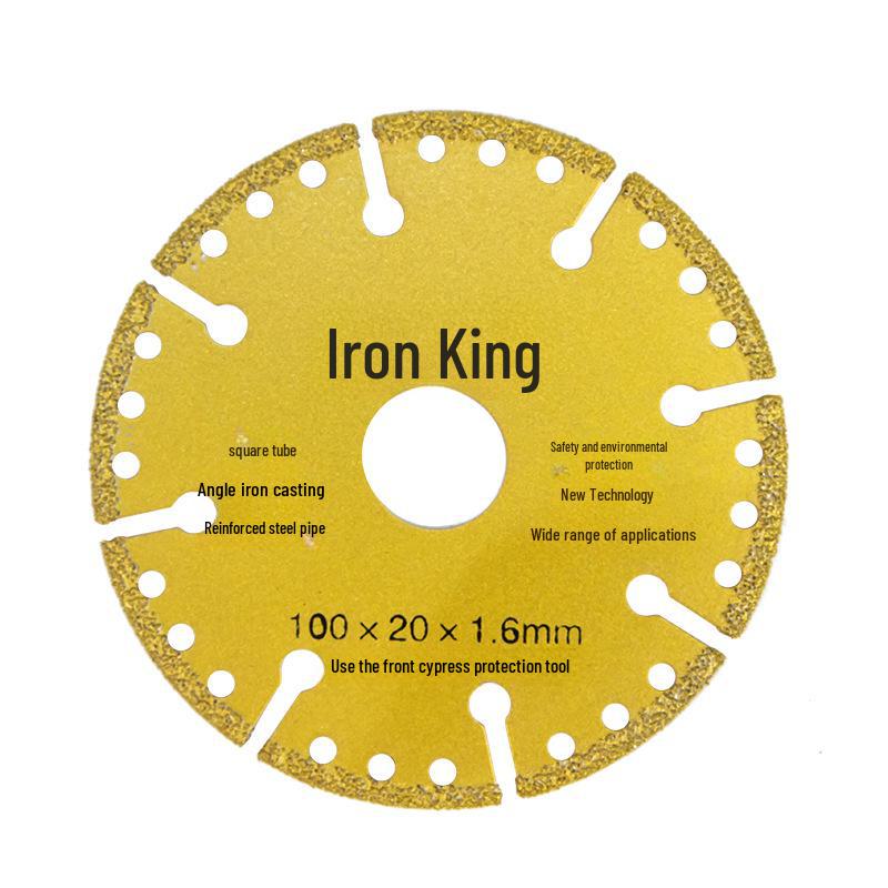 Паяный алмазный чугунный режущий диск для угловой шлифовальной машины