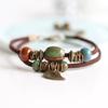 Ethnic Style Colorful Ceramic Bracelet Literary Style Fashion Bracelet Colorful Beaded Jewelry Bracelet