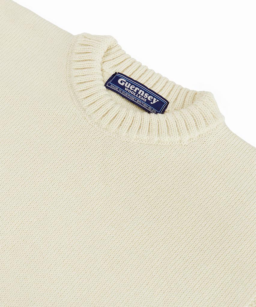 Geonjiulleunseu Crewneck Wholegarment Sweater - Aran