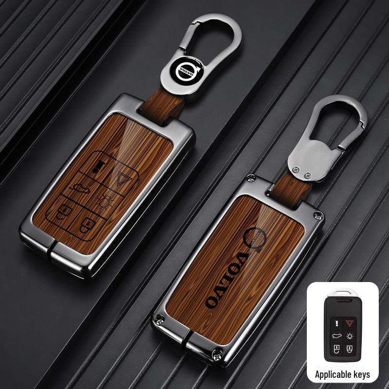 Metal Key Cover for Volvo XC60, XC90, S60, S80L, V60 - Full Shell