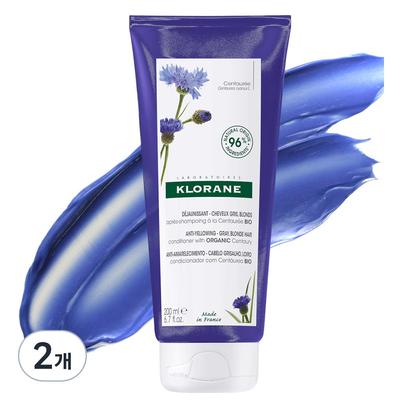 Klorane Centerly Anti-Yellow Дополнительный цветной кондиционер, 200 мл, 2 упаковки