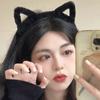 Portable Plush Hairband Cartoon Cute Headhoop Sweet Cat Ear Headband  Costume