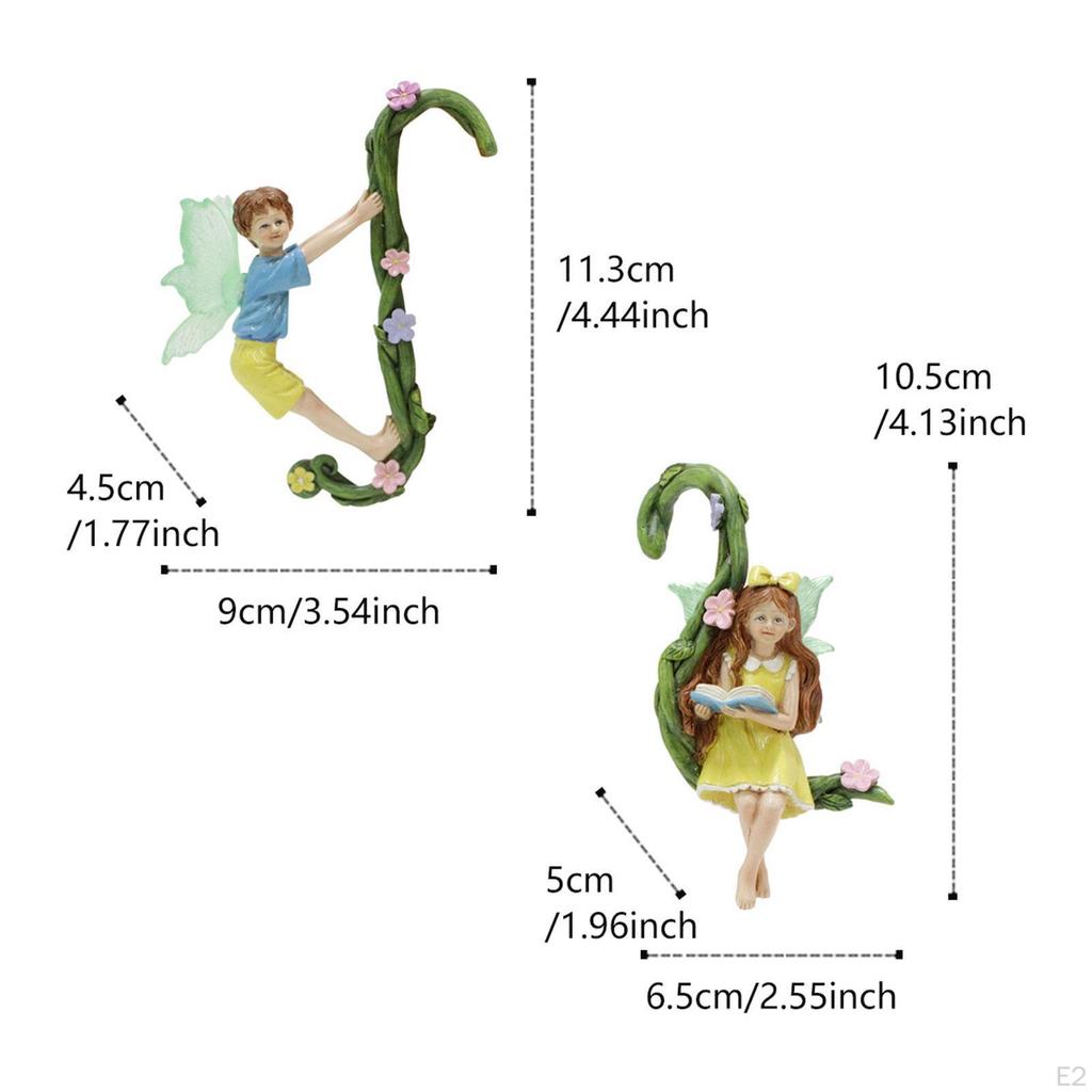 2 шт., волшебные цветочные горшки, обнимашки, подвески для крыльца, дорожки, садовые аксессуары для бонсай