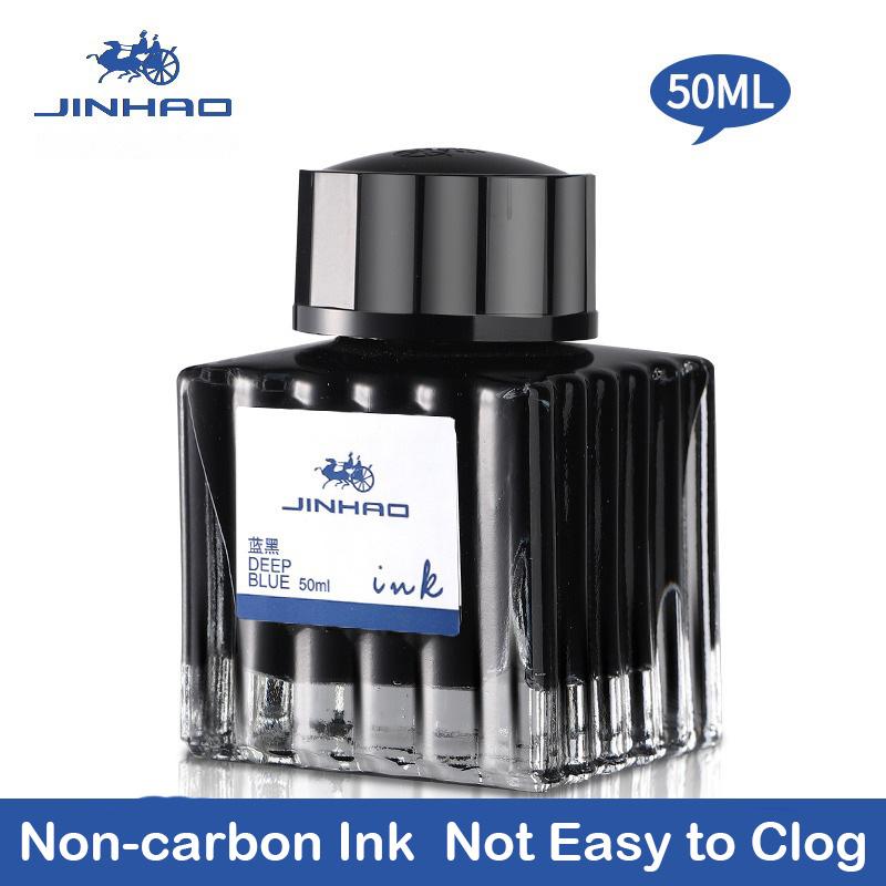 JINHAO 30/50/100мл Неуглеродимые Чернила для Перьевых Ручек Картриджи Заправка Чернила в Стеклянных Флаконах Перьевая Ручка Офисные Школьные Принадлежности Канцелярские Товары