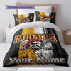 Name Custom Pittsburgh Pirates Pattern Bedding Set Quilt Cover Pillowcase Home Decor Gift (1 * duvet cover + 2 * pillowcase, without core)