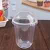 50pcs 250/360/500ML Disposable Cake Cup U Shaped Dessert Cup Drinkware Ice Cream Cup  Pudding