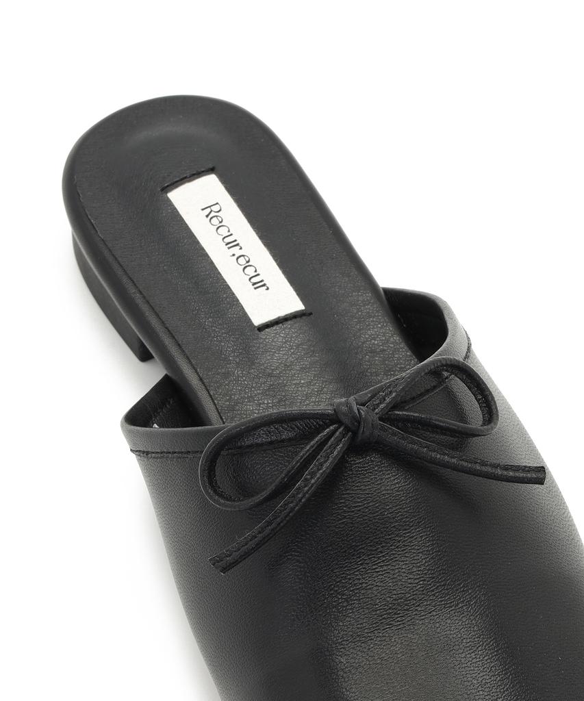 Recur Ecur Amelie Mules Black 1053