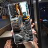 Чехол для телефона с экскаватором для строительной техники для Samsung A15 A25 A35 A55 Galaxy A12 A22 A32 A52S A72 A05S A02S A42 J6 J4 A6 A7 A8