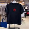 2025 New Men's and Women's Large Spider Printed T-shirt Autumn and Winter Pure Cotton Round Neck High Quality Interior T-shirt