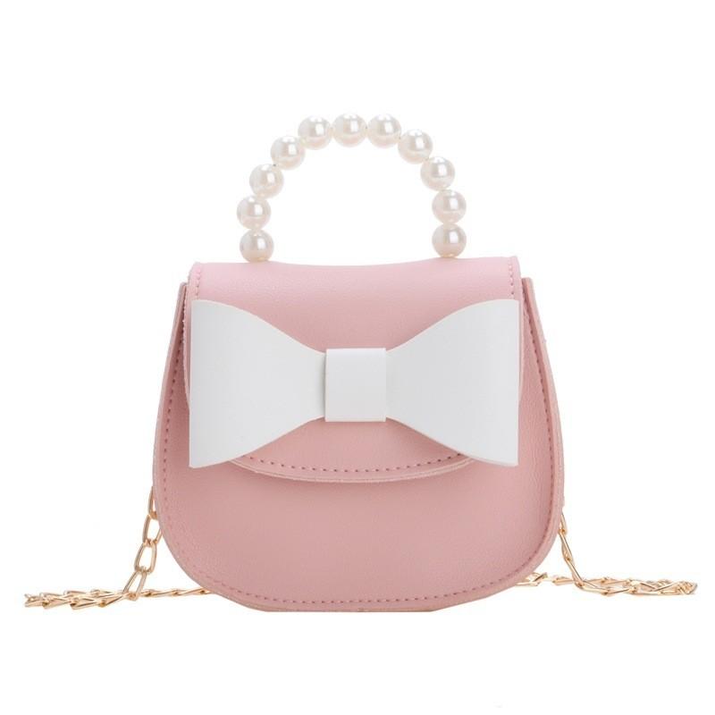 Modern And Chic Princess Shoulder Bag With Adorable Bowknot Design For Children