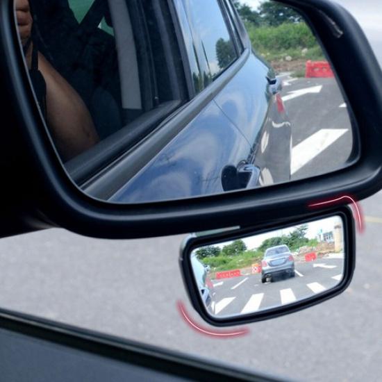 360-Degree Self-Adhesive Car Blind Spot Mirror Wide Angle Safety Convex Mirror