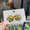 Серьги-гвоздики с 3D-цветами розы во французском стиле, винтажные, нежные, модные, женские, с выразительной индивидуальностью, украшения для ушей