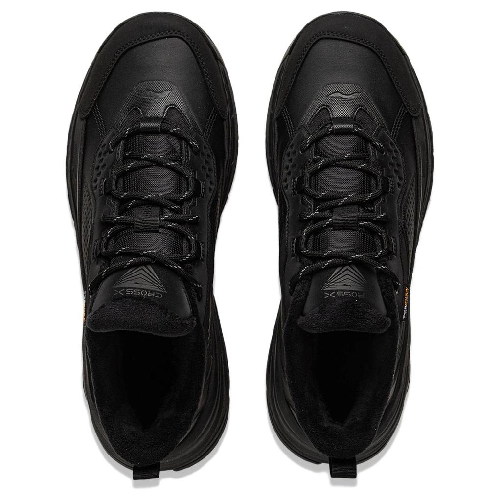 Li Ning Xingtu 2 LOW Амортизация Скользкая Устойчивая к истиранию Термовозврат Низкие Повседневная Обувь Унисекс Черный AGLV171-1