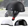 Retro Style Half Face Helmet Light Cycling Safety Helmet Adjustable Motorcycle Helmet Cycling