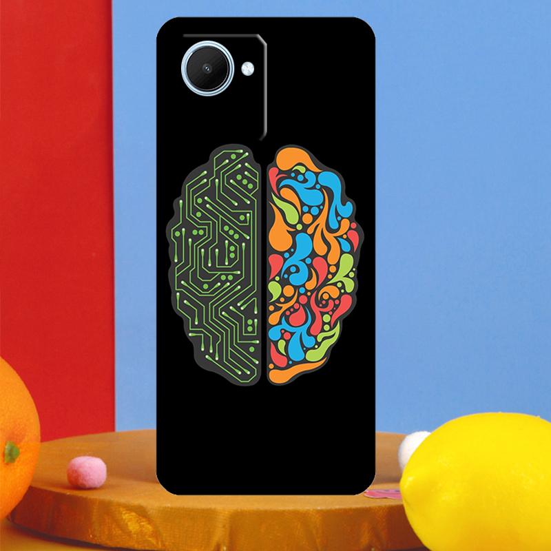 Чехол 'Мозговое искусство' для Realme C55 C53 C67 C51 C35 C33 C31 C30 C25s C21Y GT Neo 6 5 9 10 11 12 Pro Plus