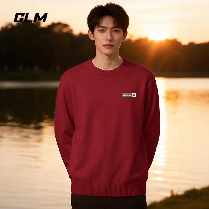 GLM Men's Winter Warm Round Neck Knit Sweater