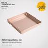 Non-Stick 28×28 Square Baking Tray for Cakes, Biscuits, Nougat, Snowflake Crisp, and BBQ.
