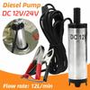 38mm Port Submersible Pump 12V/24V DC Refueling Pump Electric Fuel Transfer Pump  Camping Use