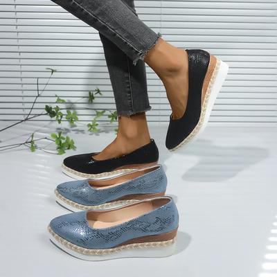 Модные туфли-лодочки с острым носком и скошенным каблуком с рисунком змеиной кожи, женские повседневные кроссовки на толстой подошве с защитой от скольжения, легкие и удобные Zapatos De Mujer