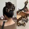 1pc Vintage Leopard Print Bow Premium Hair Grab Hair Accessory Is Suitable for Women To Wear
