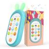 Baby Toy, Baby Mobile Phone 123 Smartphone,Toy Mobile Phone with Music Lights,Sound,Laughing Songs Dialogue,Various Melodies,From 6 Months Phone, Gift